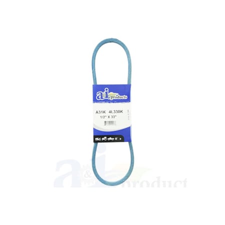 A & I Products Aramid Blue V-Belt (1/2" X 33" ) 15" x4.5" x0.5" A-A31K